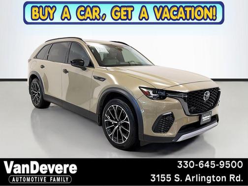 Zircon Sand Metallic 2025 Mazda CX-70 PHEV Premium