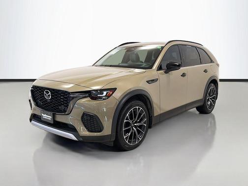 Zircon Sand Metallic 2025 Mazda CX-70 PHEV Premium