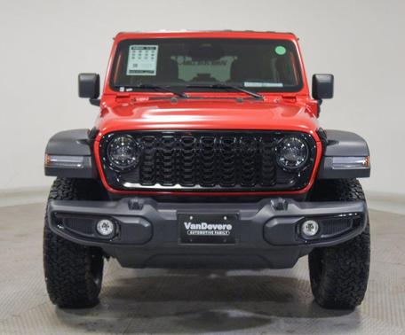 Firecracker Red Clearcoat 2025 Jeep Wrangler 4xe Willys