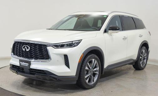 Majestic White 2023 INFINITI QX60 Luxe