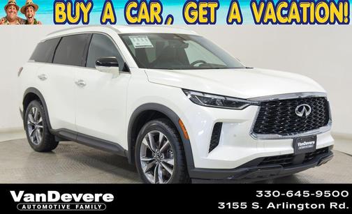Majestic White 2023 INFINITI QX60 Luxe