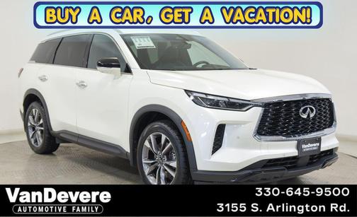 Majestic White 2023 INFINITI QX60 Luxe