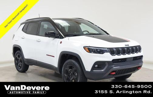 Bright White Clearcoat 2023 Jeep Compass Trailhawk