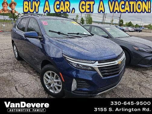 Blue Glow Metallic 2022 Chevrolet Equinox 1LT