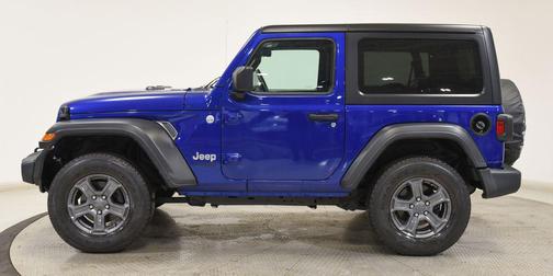 Ocean Blue Metallic Clearcoat 2020 Jeep Wrangler Sport S