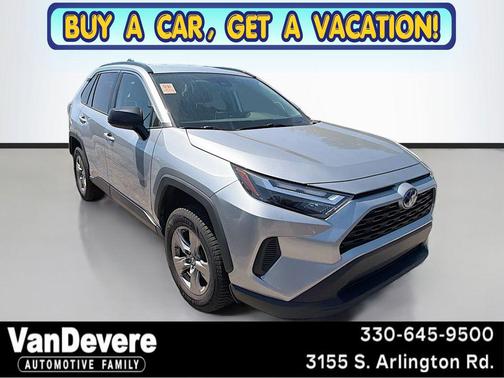 Silver Sky Metallic 2023 Toyota RAV4 Hybrid LE