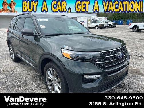 Green Metallic 2023 Ford Explorer XLT