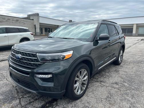 Green Metallic 2023 Ford Explorer XLT