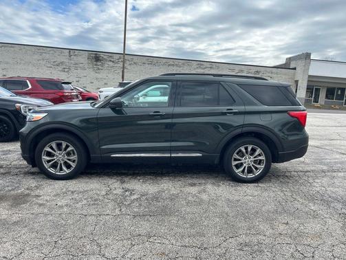 Green Metallic 2023 Ford Explorer XLT
