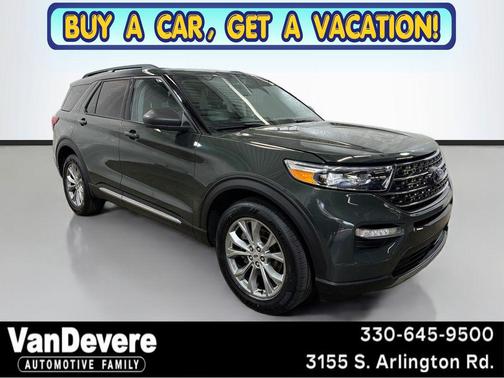 Green Metallic 2023 Ford Explorer XLT