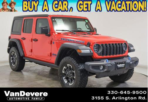 Firecracker Red Clearcoat 2025 Jeep Wrangler 4xe Rubicon