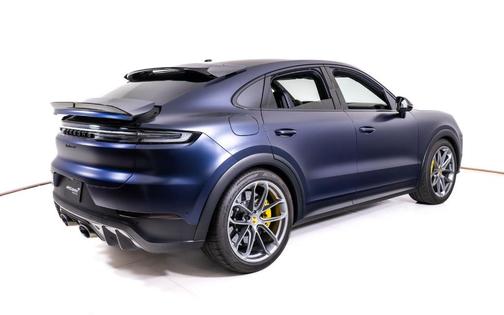 Blue Metallic 2024 Porsche Cayenne Turbo GT