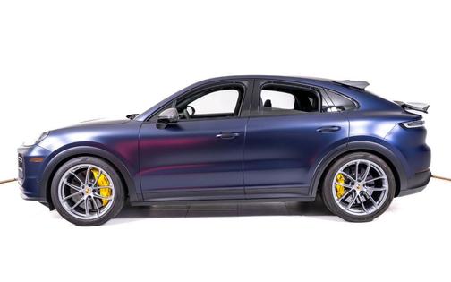 Blue Metallic 2024 Porsche Cayenne Turbo GT