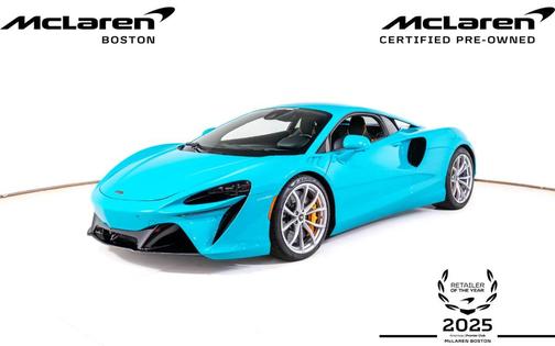 Cyan 2023 McLaren Artura Vision