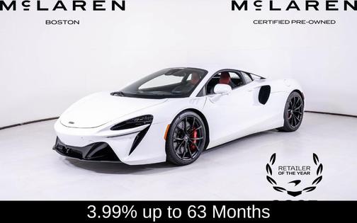 Silica White 2023 McLaren Artura TechLux