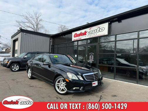 Black 2010 Mercedes-Benz E-Class E 350 4MATIC