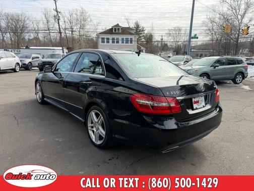 Black 2010 Mercedes-Benz E-Class E 350 4MATIC