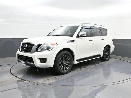 Pearl White Tricoat 2019 Nissan Armada Platinum