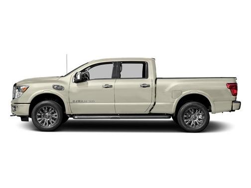 Pearl White 2018 Nissan Titan XD Platinum Reserve