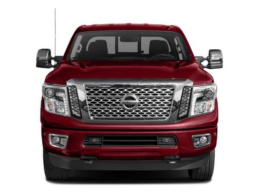 Pearl White 2018 Nissan Titan XD Platinum Reserve