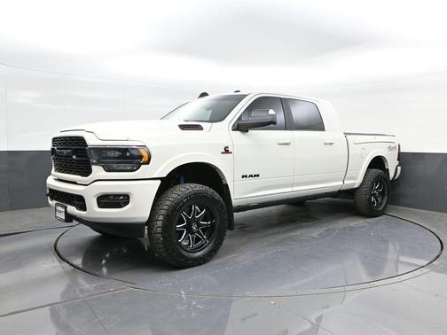 Pearl White 2021 RAM 2500 Limited Mega Cab 4x4 6'4' Box