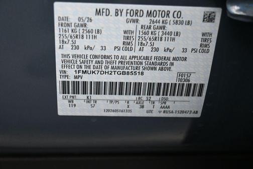 VAPOR BLUE 2026 Ford Explorer Active