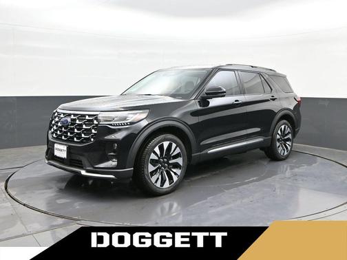 AGATE BLACK METALLIC 2026 Ford Explorer Platinum