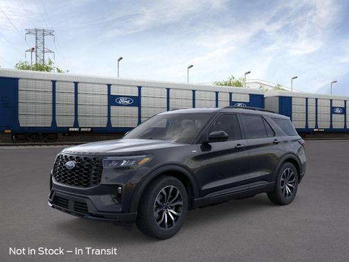 Agate Black Metallic 2026 Ford Explorer ST-Line