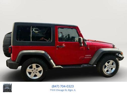 Red 2011 Jeep Wrangler Sport
