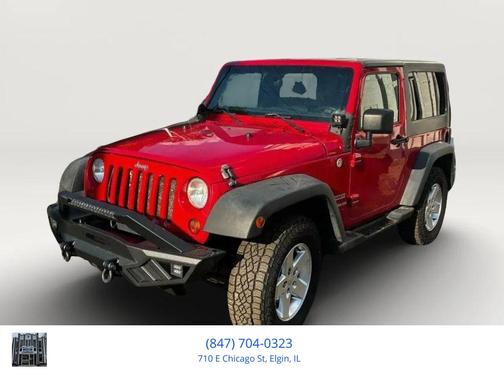Red 2011 Jeep Wrangler Sport