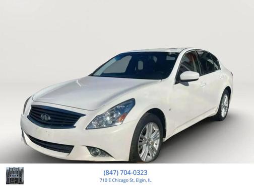 Moonlight White 2015 INFINITI Q40 Base