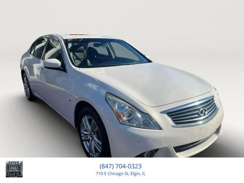 Moonlight White 2015 INFINITI Q40 Base