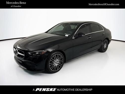 Black 2025 Mercedes-Benz C-Class C 300