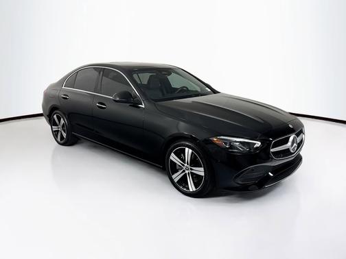 Black 2025 Mercedes-Benz C-Class C 300