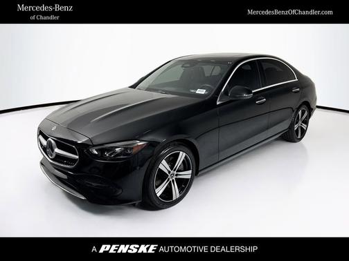 Black 2025 Mercedes-Benz C-Class C 300