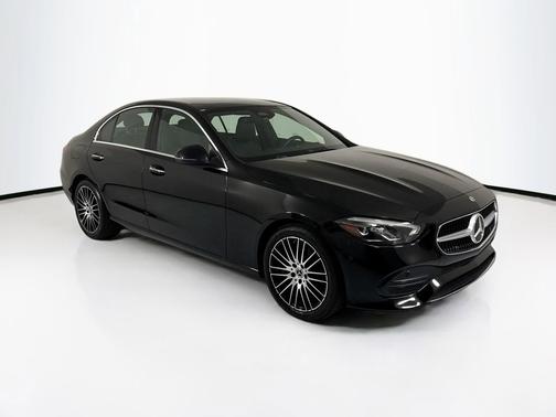Black 2025 Mercedes-Benz C-Class C 300