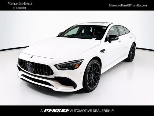 Polar White 2023 Mercedes-Benz AMG GT 53