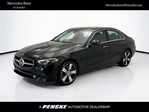 Black 2025 Mercedes-Benz C-Class C 300