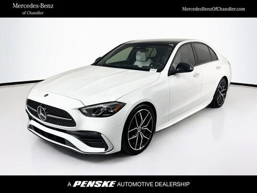 MANUFAKTUR Moonlight White Metallic 2022 Mercedes-Benz C-Class C 300