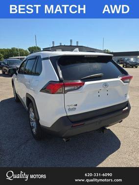 Super White 2020 Toyota RAV4 XLE Premium