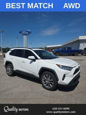 Super White 2020 Toyota RAV4 XLE Premium