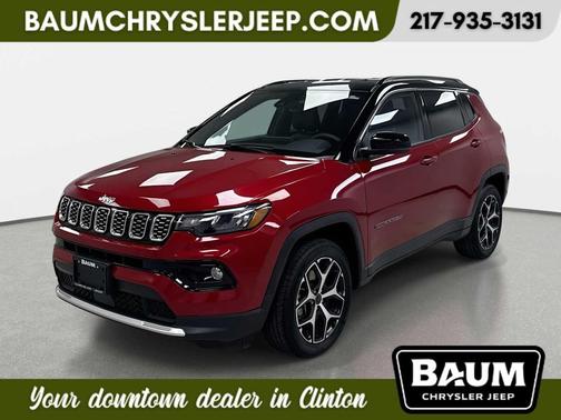 Red Hot Pearlcoat 2025 Jeep Compass Limited