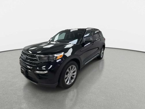 AGATE BLACK METALLIC 2022 Ford Explorer XLT