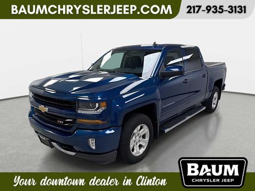 Deep Ocean Blue Metallic 2017 Chevrolet Silverado 1500 2LT