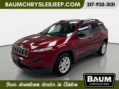 Deep Cherry Red Crystal Pearlcoat 2016 Jeep Cherokee Sport