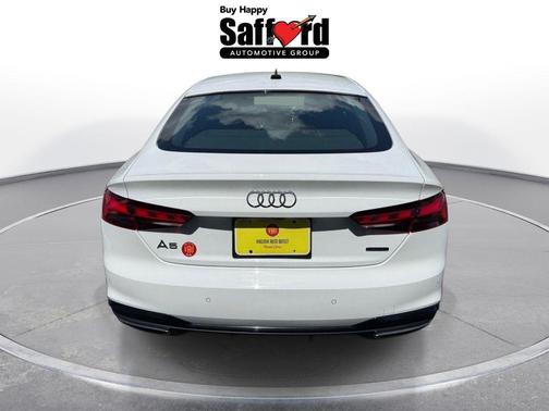 White 2025 Audi A5 Sportback 45 S Line Premium