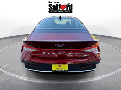 Ultimate Red Metallic 2024 Hyundai ELANTRA HEV Blue