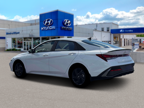 Serenity White 2026 Hyundai ELANTRA Sport