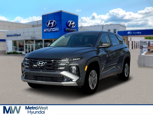Amazon Gray 2026 Hyundai TUCSON Hybrid Blue SE