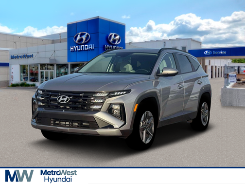 Shimmering Silver 2026 Hyundai TUCSON Hybrid SEL